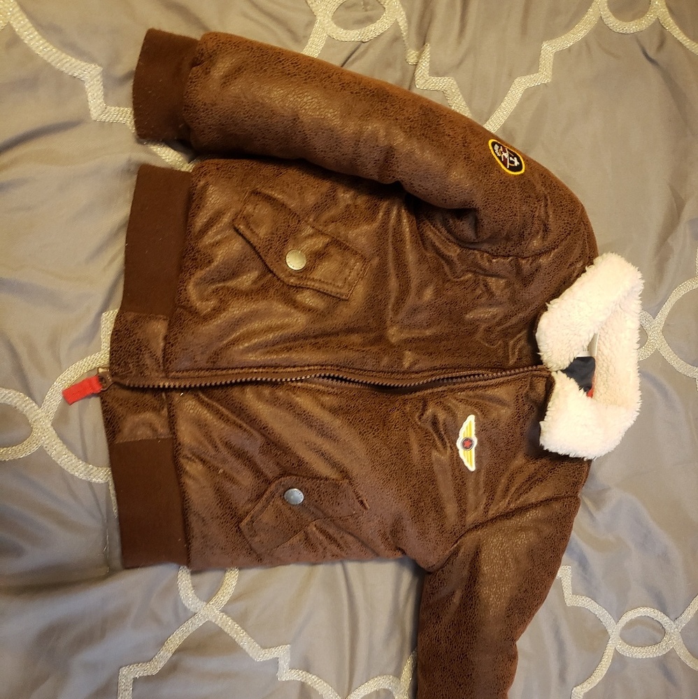 Boys aviator jacket.